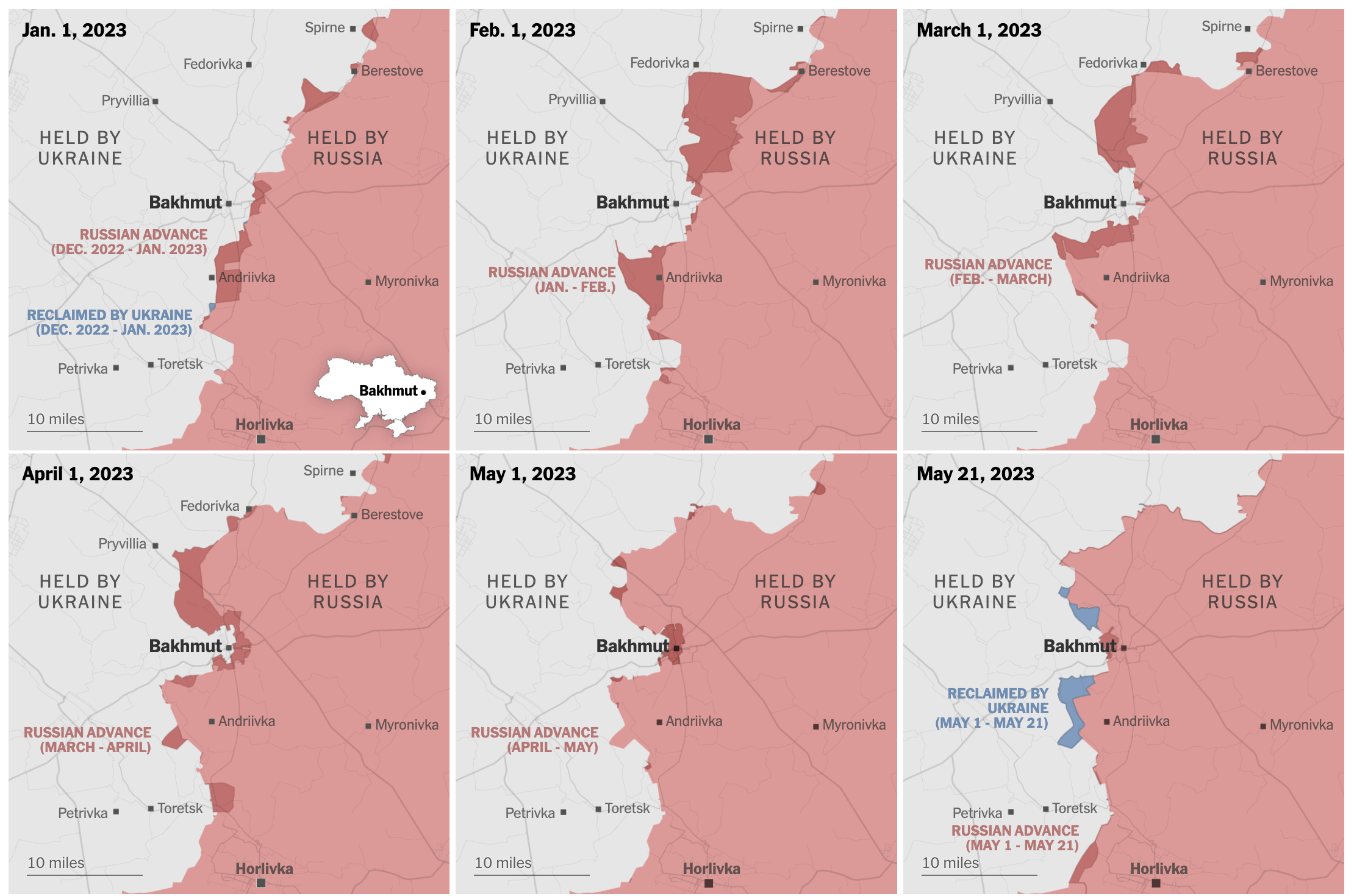 Tracking the Russian Invasion of Ukraine (The New York Times)